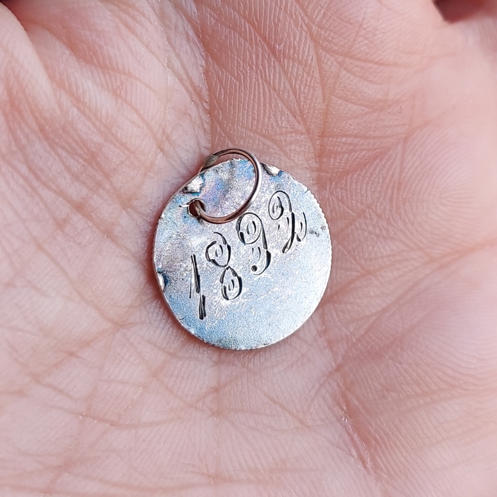 Antique Love Token Pendant